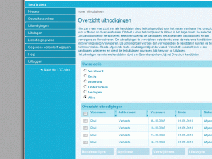 Consulent uitnodigingen