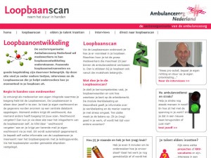 Homepage v.d. AzN Loopbaansite