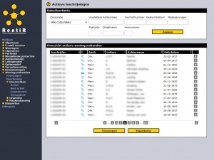 Woningzoekenden administratie